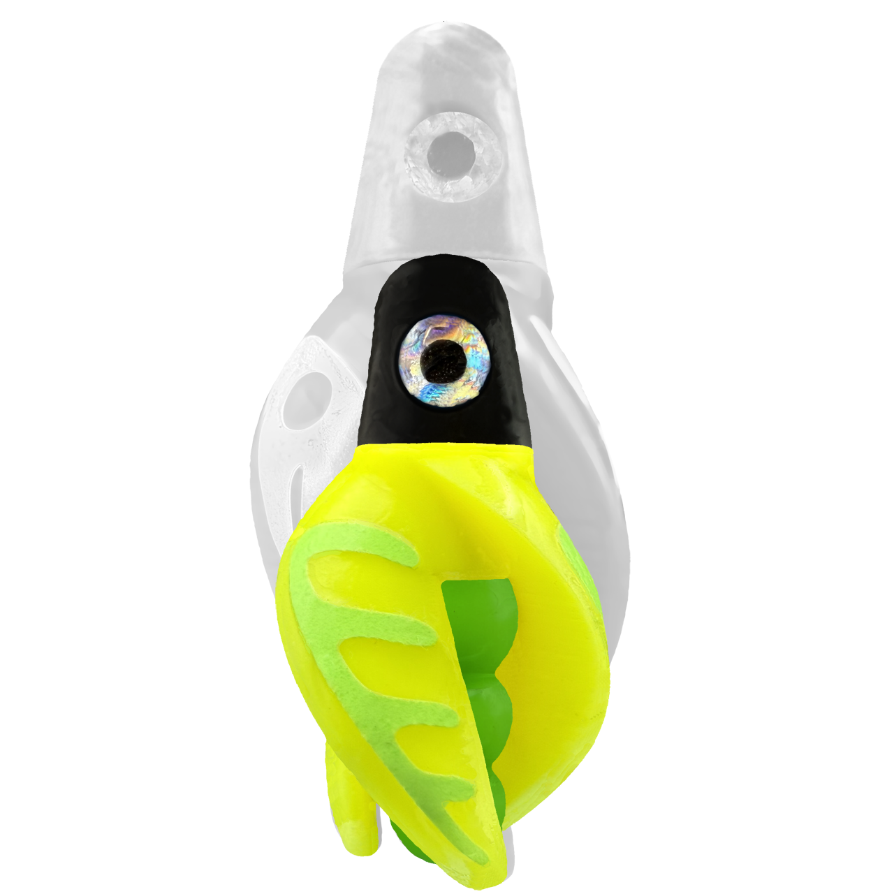 TailSpin Scud MINI H-Black B-Green T-Yellow (Comb Glow-Chartreuse)