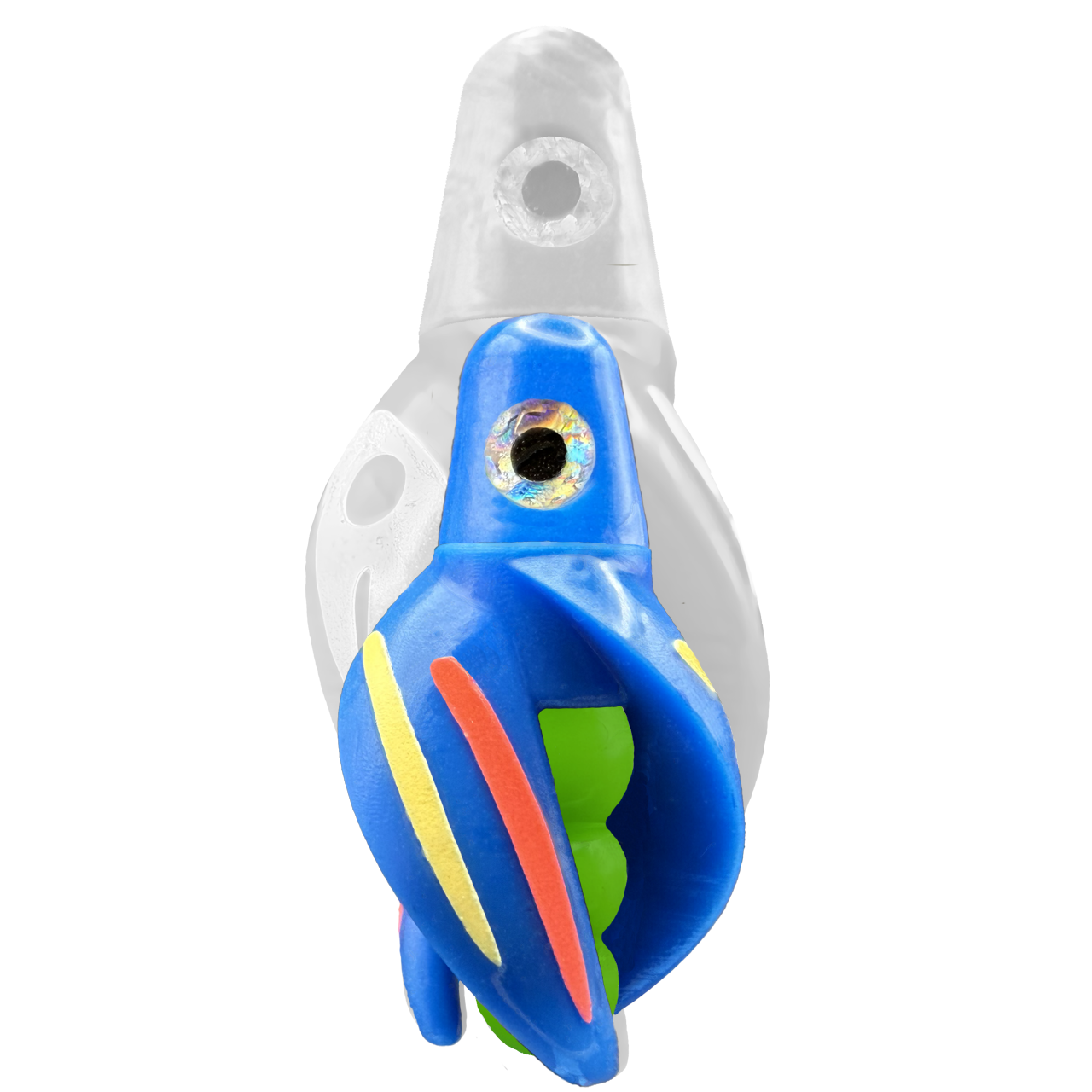 TailSpin Scud MINI H-Blue B-Green T-Blue (Stripe Glow-Yellow,Red)