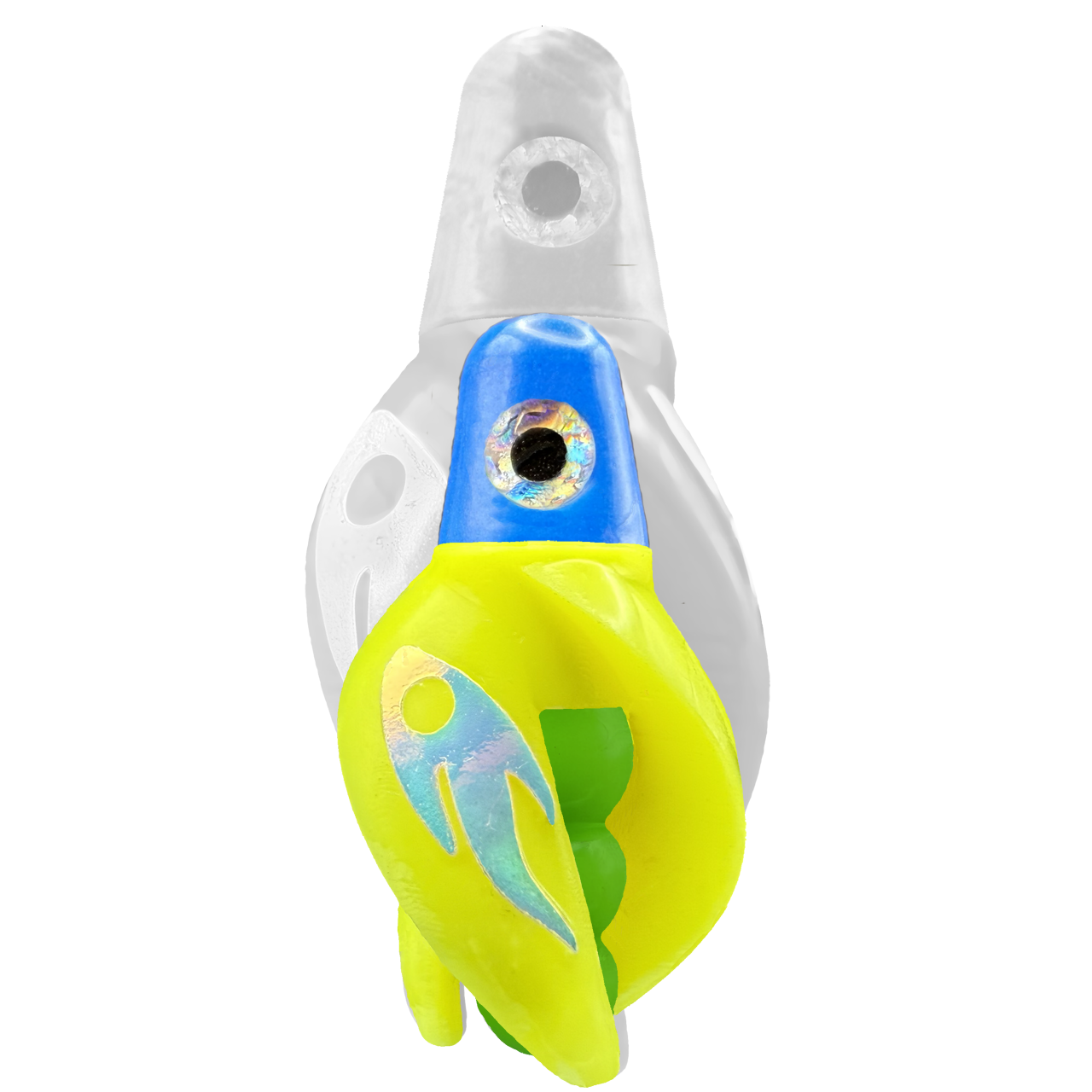 TailSpin Scud MINI H-Blue B-Green T-Yellow (Ghost Glow-MoonJelly)