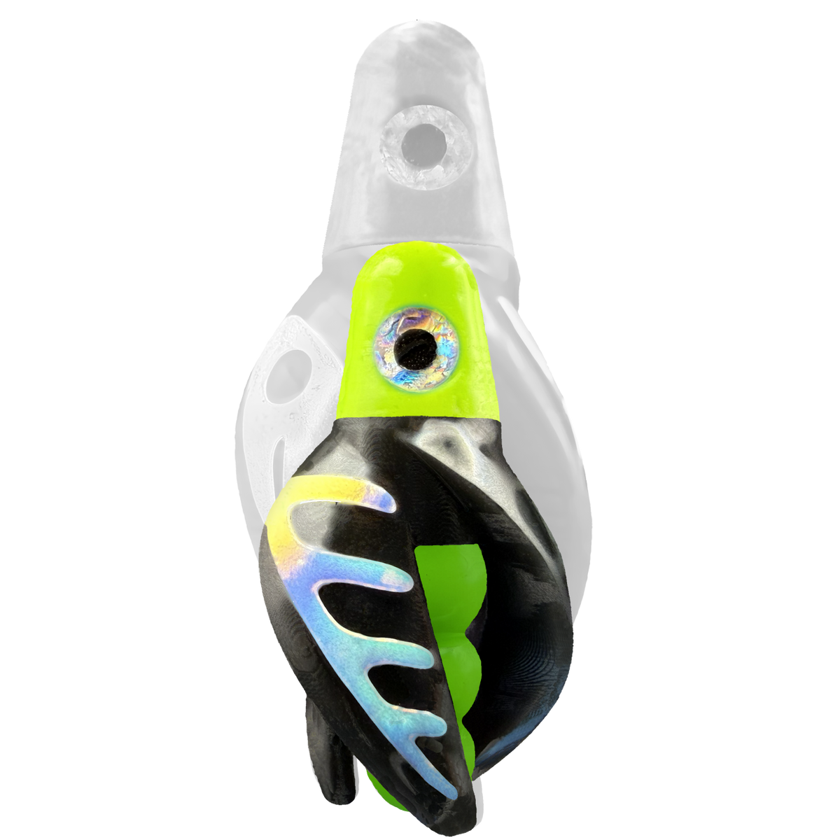 TailSpin Scud MINI H-Chartreuse B-Green T-Black (Comb Glow-MoonJelly)