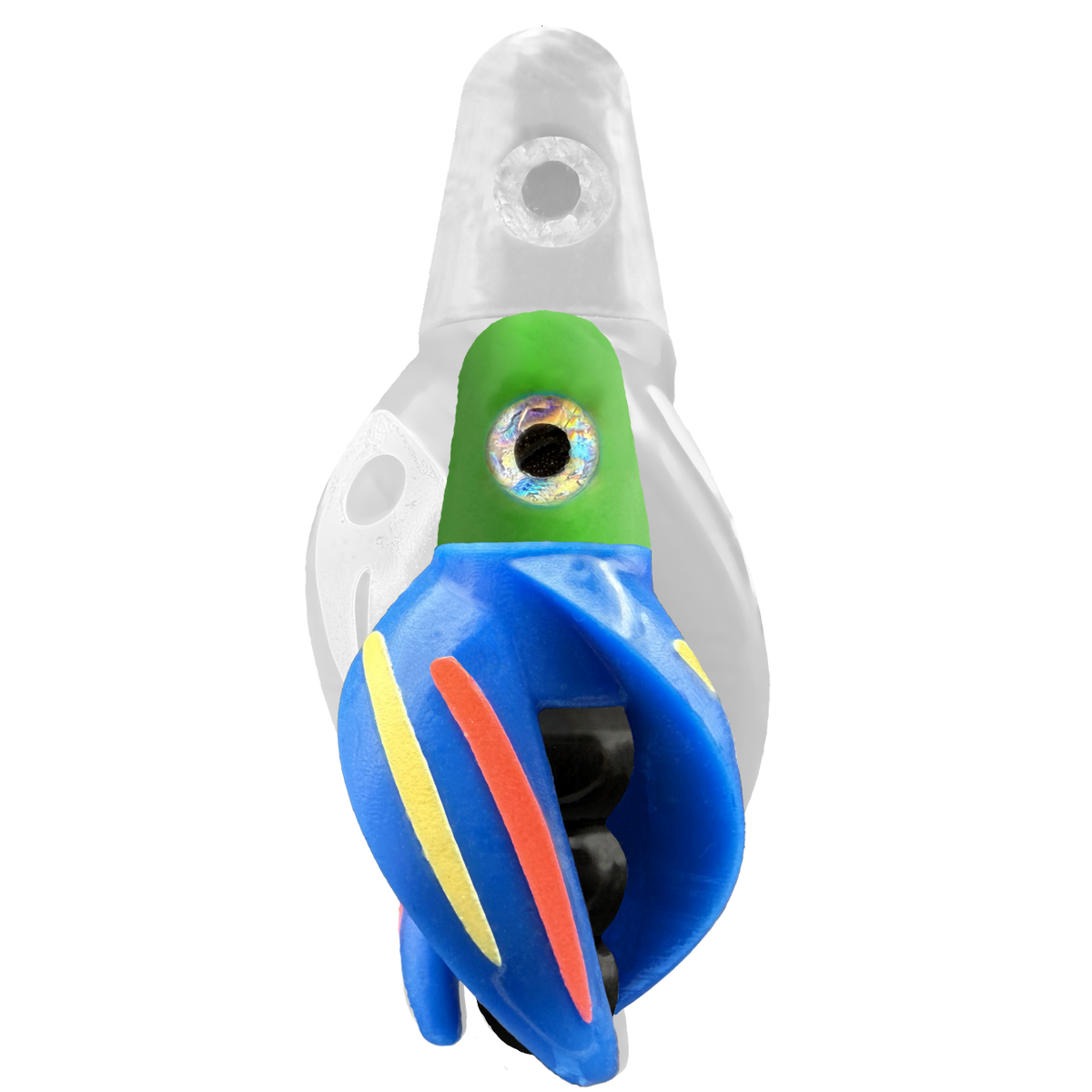 TailSpin Scud MINI H-Green B-Black T-Blue (Stripe Glow-Yellow,Red)