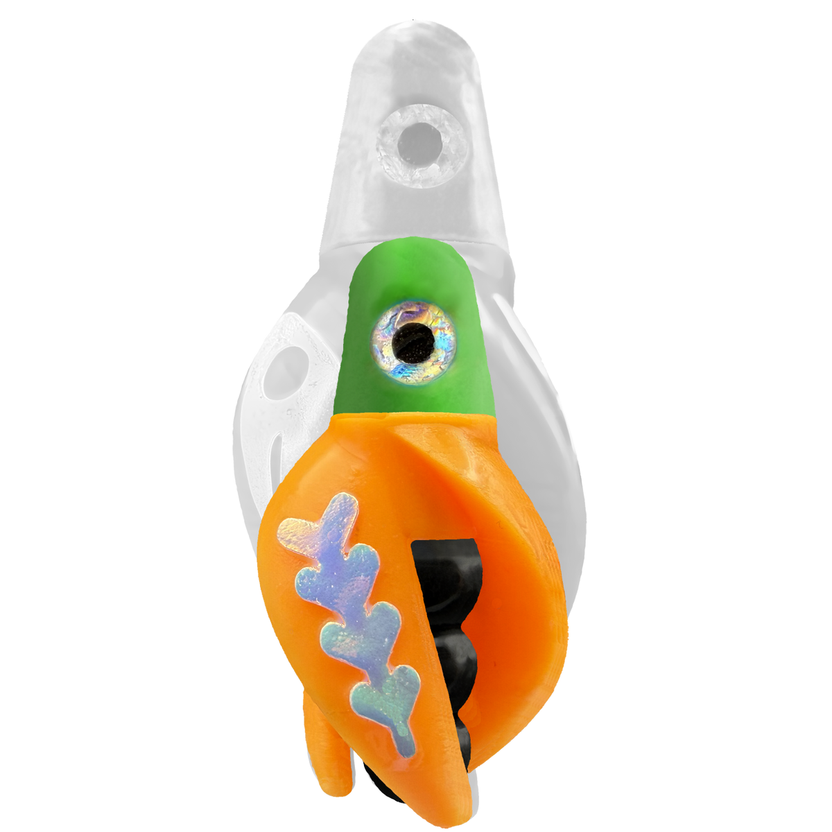 TailSpin Scud MINI H-Green B-Black T-Mango (Fishbone Glow-MoonJelly)