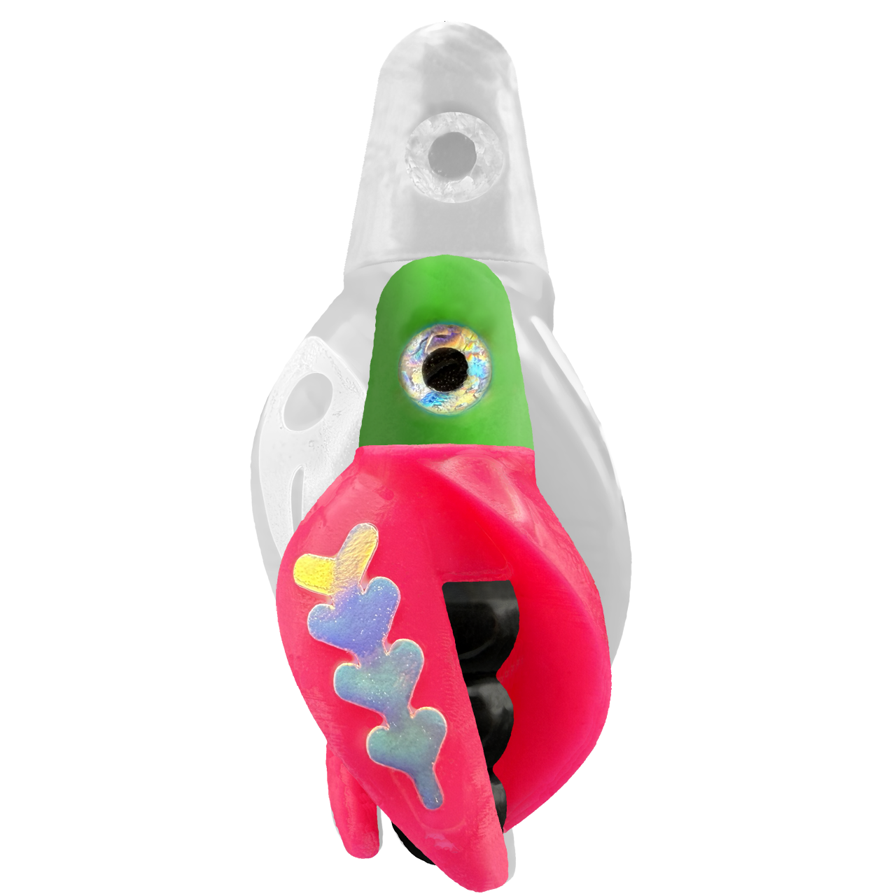 TailSpin Scud MINI H-Green B-Black T-Pink (Fishbone Glow-MoonJelly)