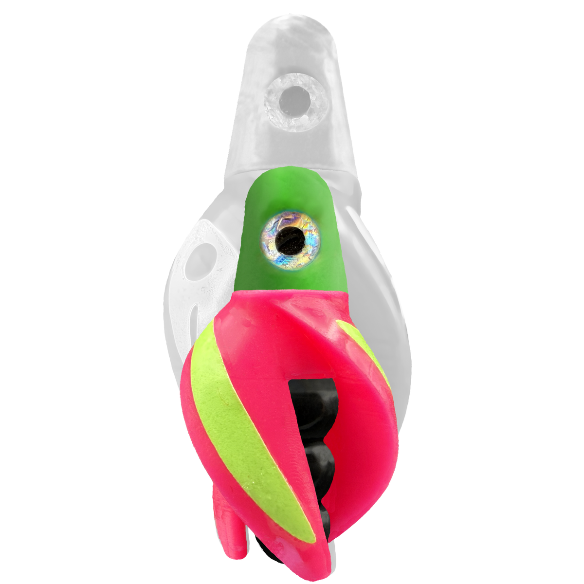TailSpin Scud MINI H-Green B-Black T-Pink (Stripe Glow-Chartreuse)
