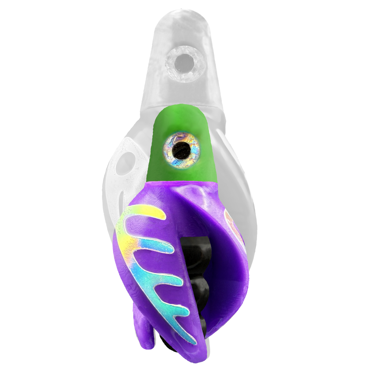 TailSpin Scud MINI H-Green B-Black T-Purple (Comb Glow-MoonJelly)