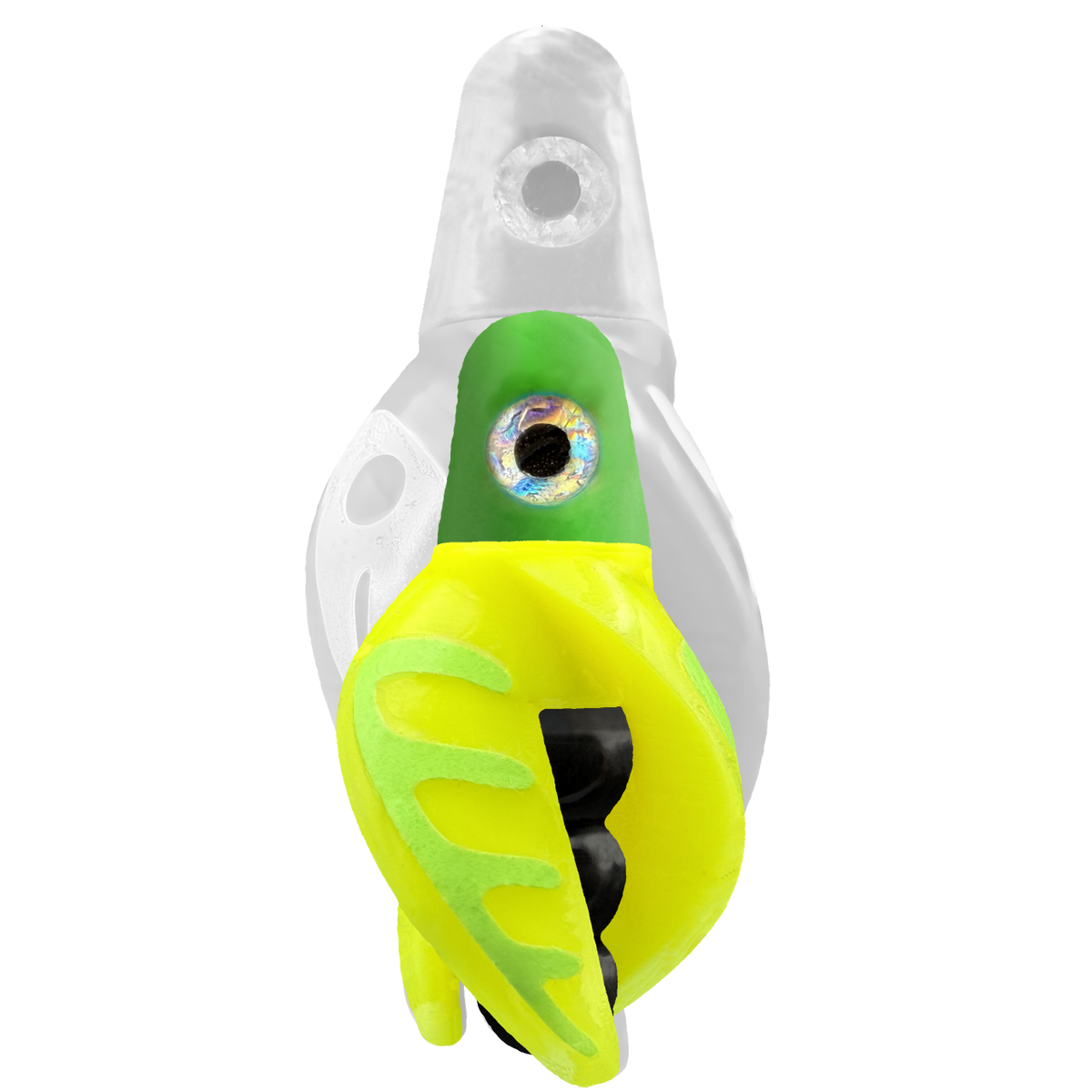 TailSpin Scud MINI H-Green B-Black T-Yellow (Comb Glow-Chartreuse)