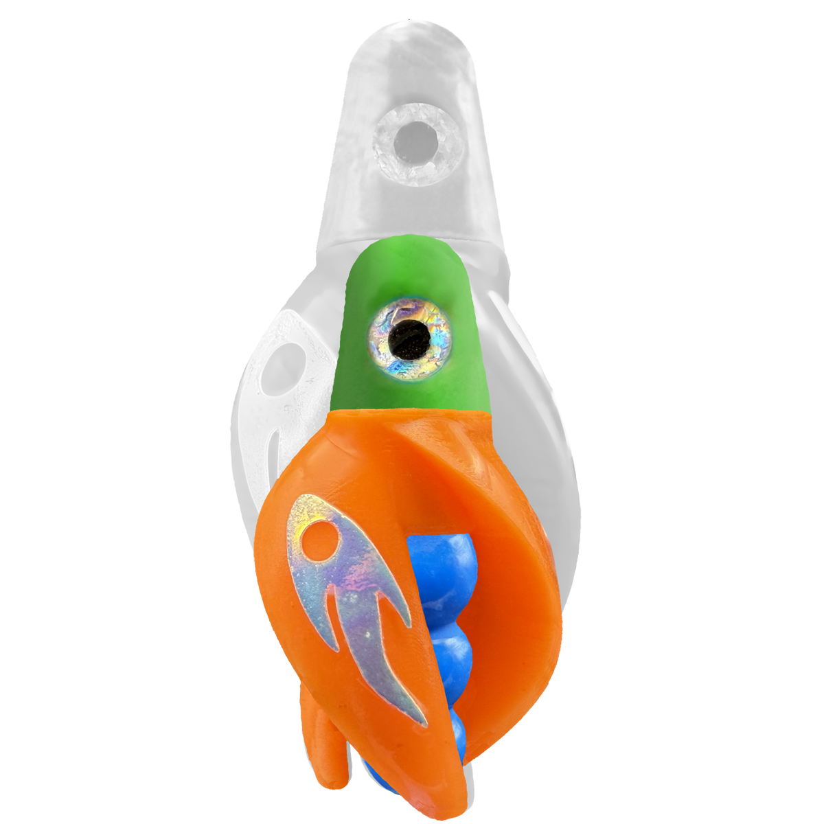 TailSpin Scud MINI H-Green B-Blue T-Orange (Ghost Glow-MoonJelly)