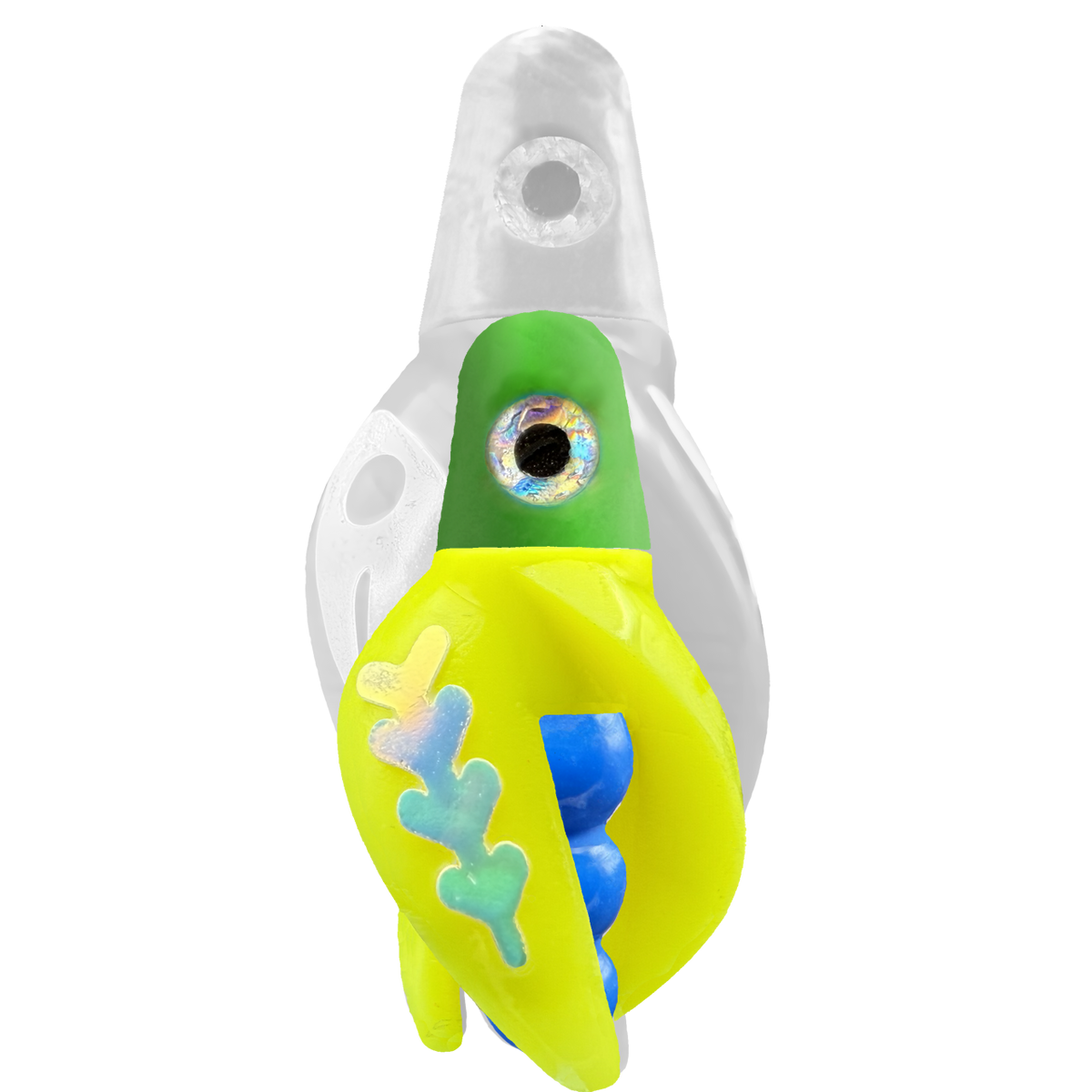 TailSpin Scud MINI H-Green B-Blue T-Yellow (Fishbone Glow-MoonJelly)