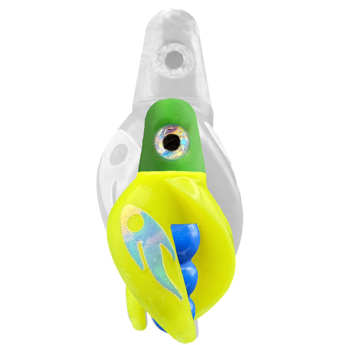 TailSpin Scud MINI H-Green B-Blue T-Yellow (Ghost Glow-MoonJelly)