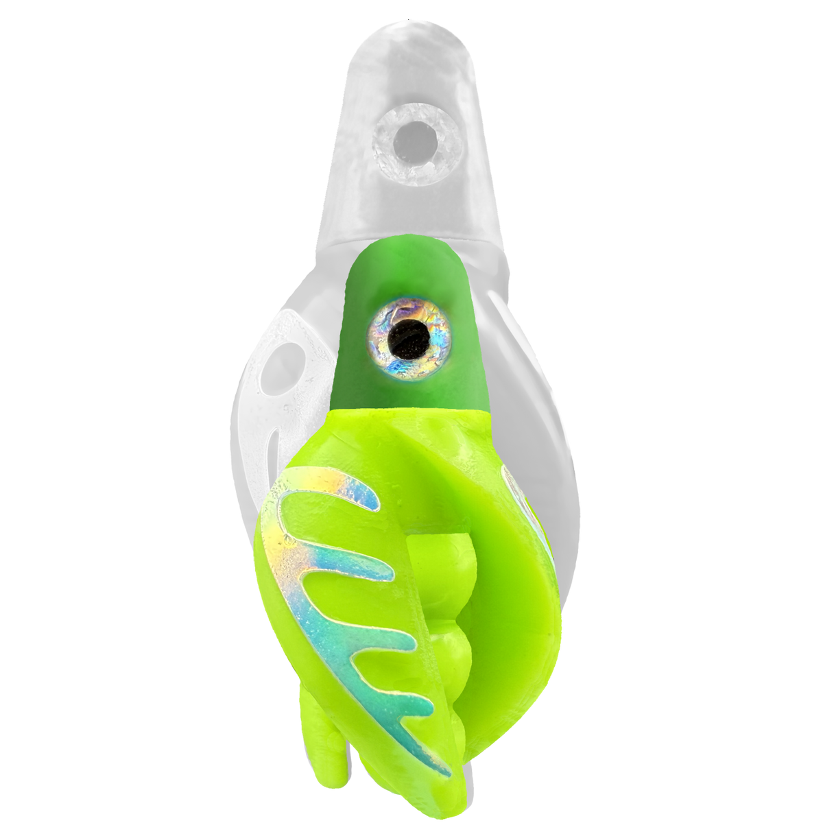 TailSpin Scud MINI H-Green B-Chartreuse T-Chartreuse (Comb Glow-MoonJelly)