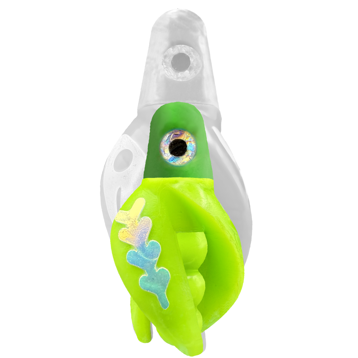 TailSpin Scud MINI H-Green B-Chartreuse T-Chartreuse (Fishbone Glow-MoonJelly)