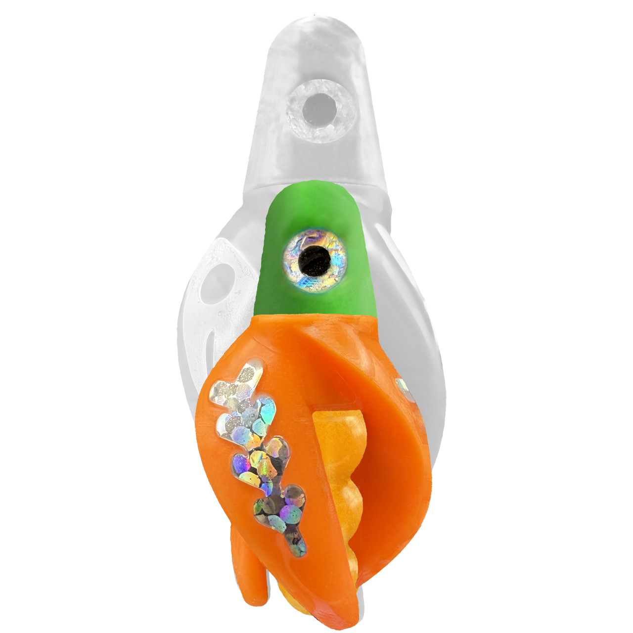 TailSpin Scud MINI H-Green B-Gold T-Orange (Fishbone Silver)