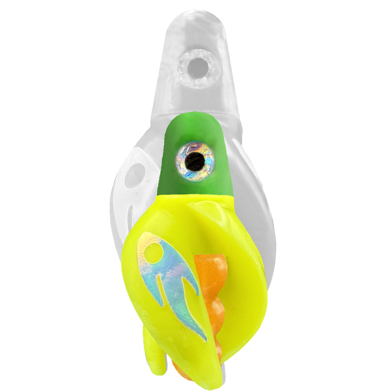 TailSpin Scud MINI H-Green B-Gold T-Yellow (Ghost Glow-MoonJelly)