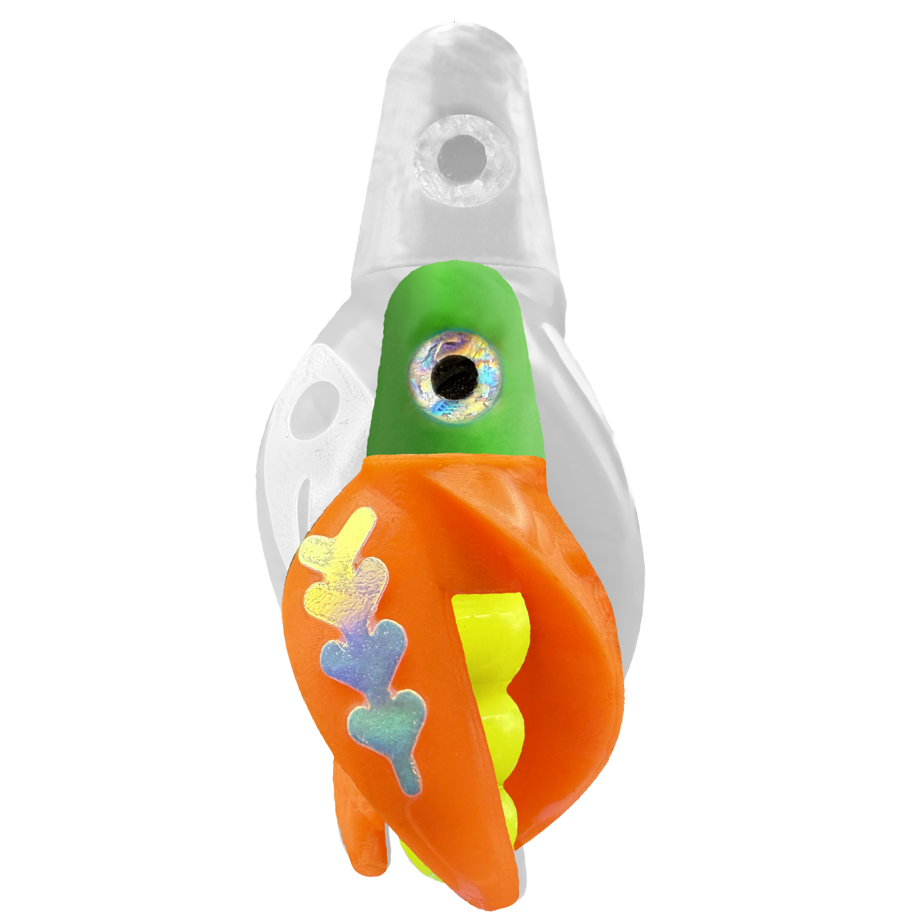 TailSpin Scud MINI H-Green B-Yellow T-Orange (Fishbone Glow-MoonJelly)