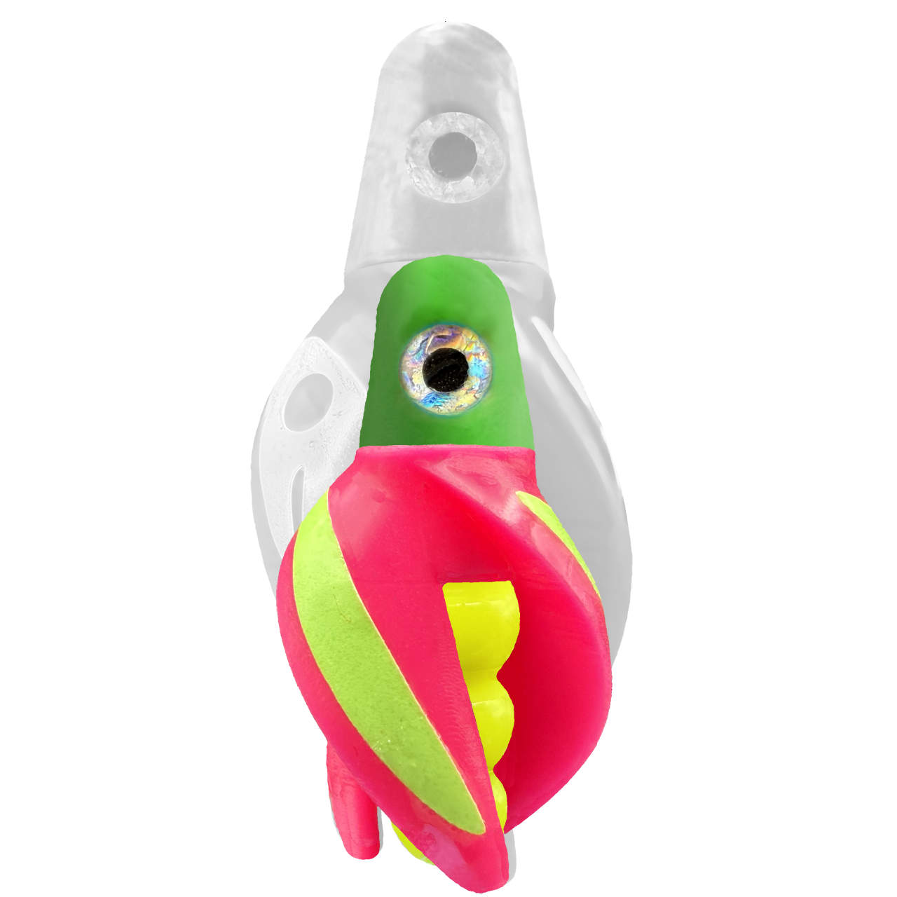 TailSpin Scud MINI H-Green B-Yellow T-Pink (Stripe Glow-Chartreuse)