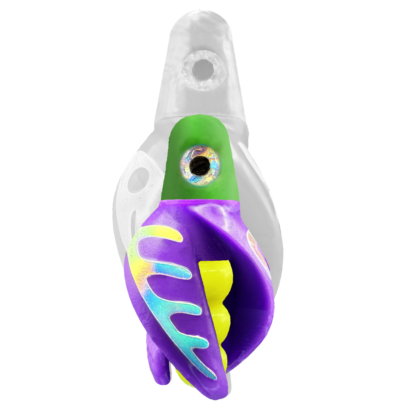 TailSpin Scud MINI H-Green B-Yellow T-Purple (Comb Glow-MoonJelly)
