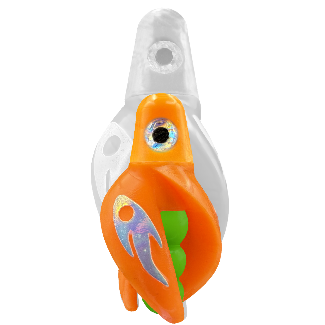 TailSpin Scud MINI H-Mango B-Green T-Orange (Ghost Glow-MoonJelly)