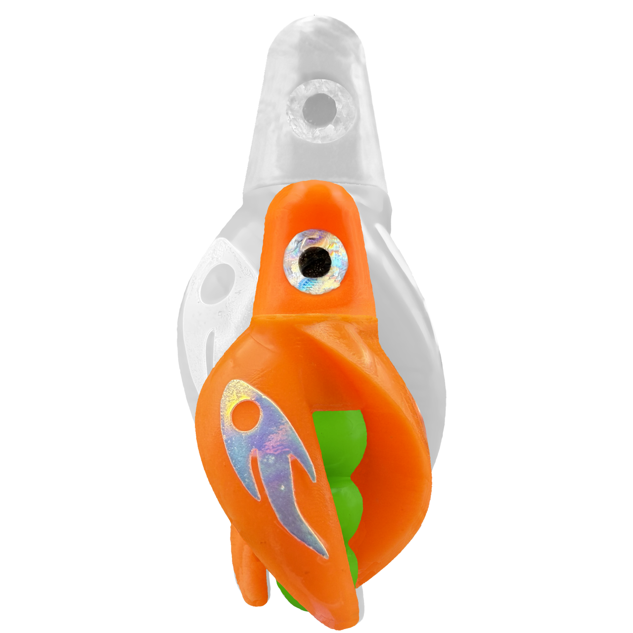 TailSpin Scud MINI H-Orange B-Green T-Orange (Ghost Glow-MoonJelly)