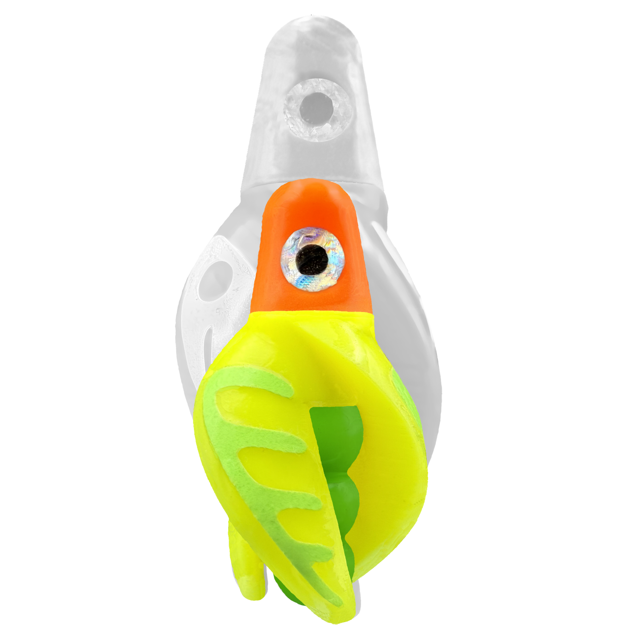 TailSpin Scud MINI H-Orange B-Green T-Yellow (Comb Glow-Chartreuse)