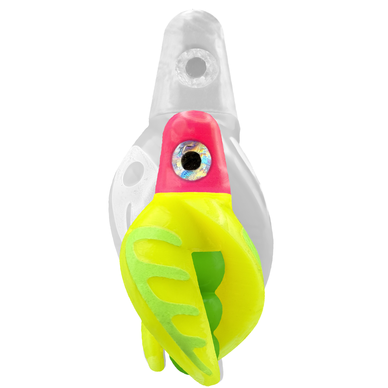 TailSpin Scud MINI H-Pink B-Green T-Yellow (Comb Glow-Chartreuse)