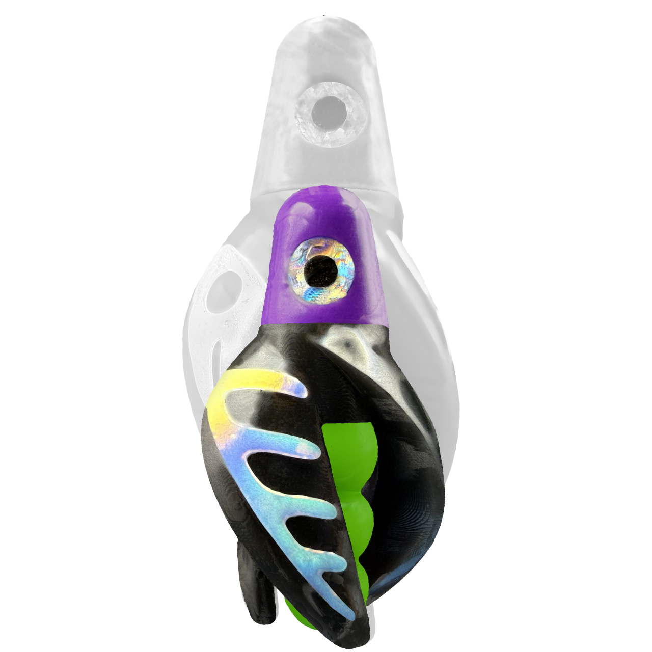 TailSpin Scud MINI H-Purple B-Green T-Black (Comb Glow-MoonJelly)