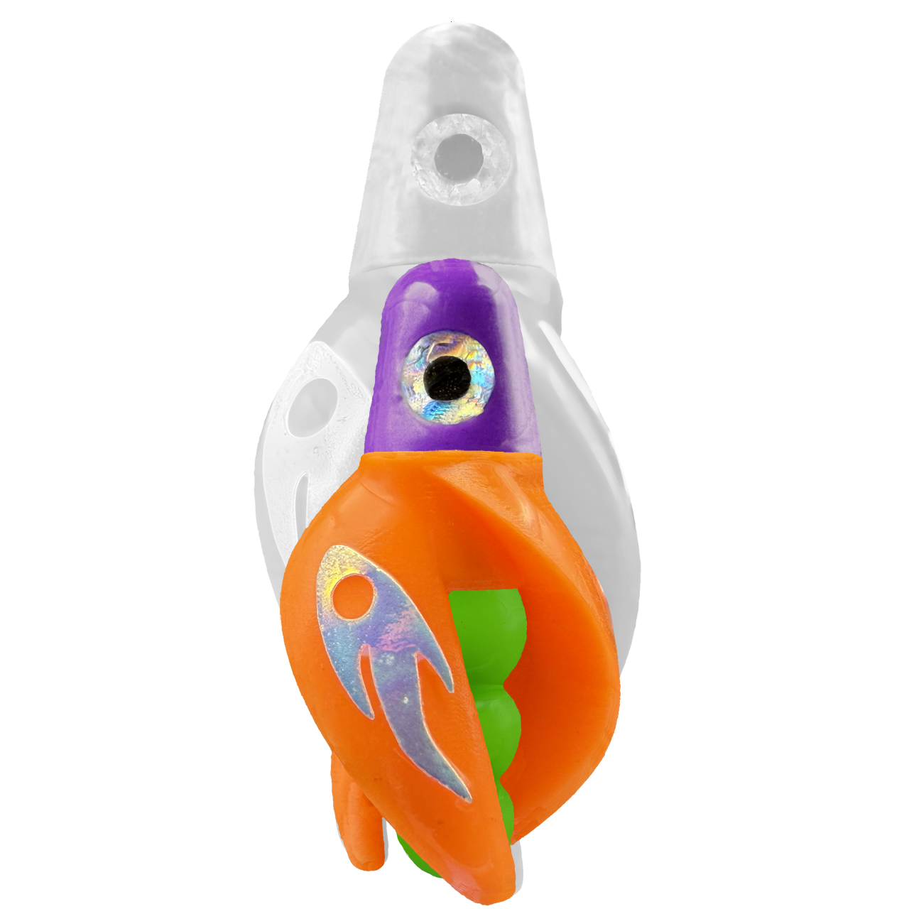 TailSpin Scud MINI H-Purple B-Green T-Orange (Ghost Glow-MoonJelly)