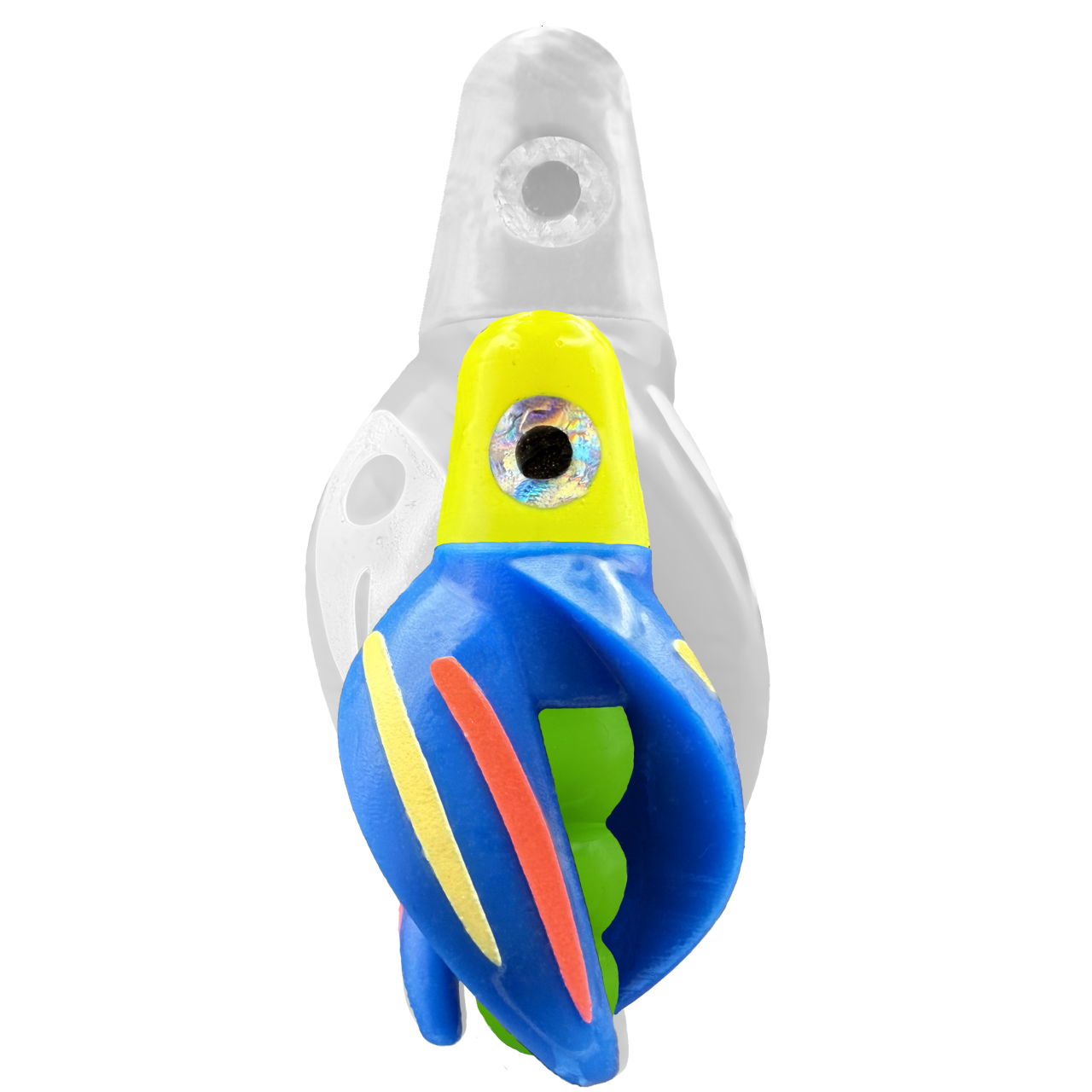TailSpin Scud MINI H-Yellow B-Green T-Blue (Stripe Glow-Yellow,Red)