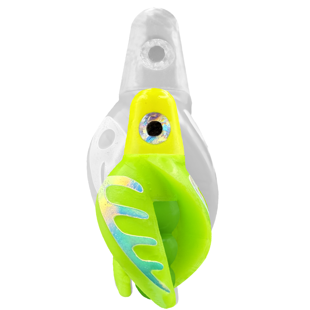 TailSpin Scud MINI H-Yellow B-Green T-Chartreuse (Comb Glow-MoonJelly)