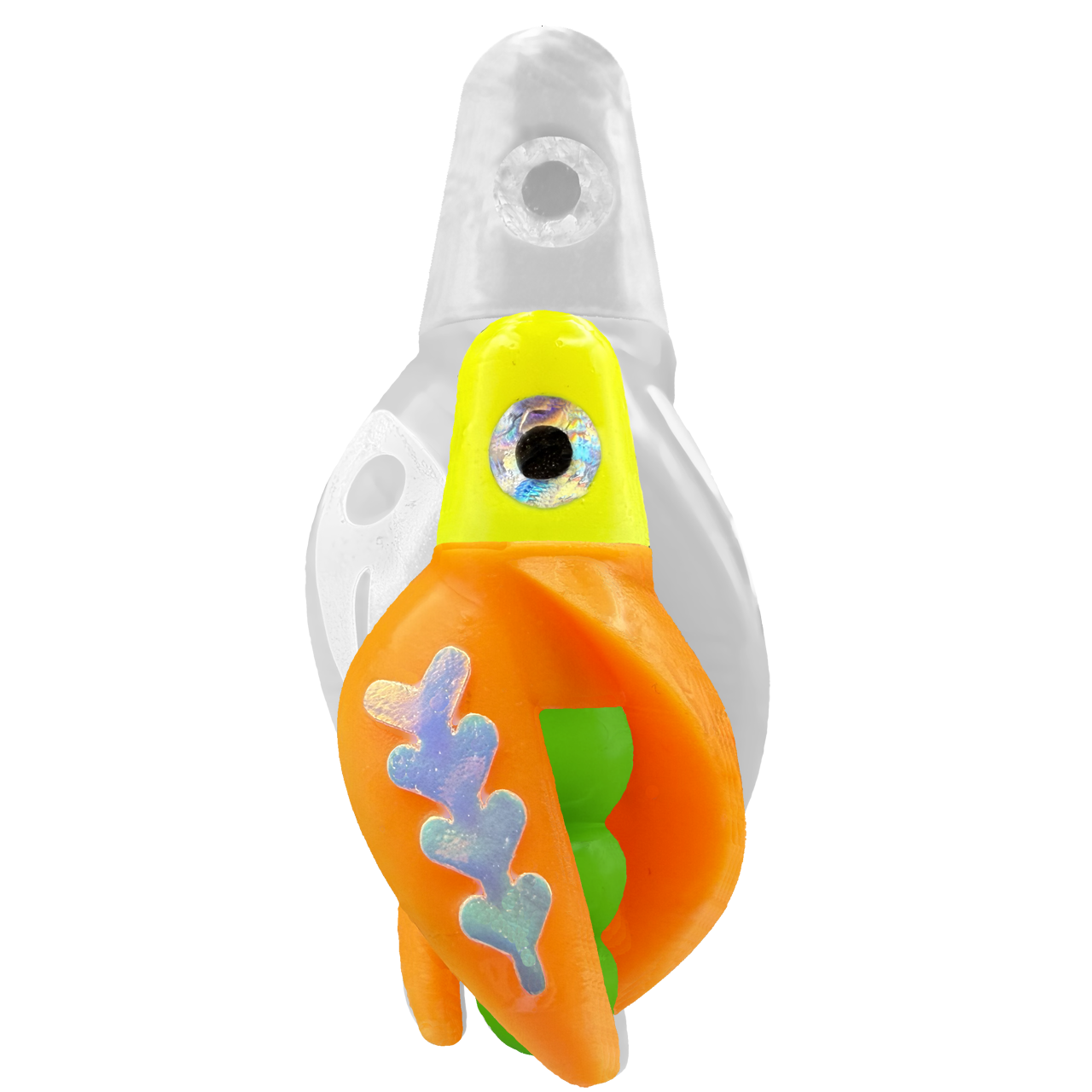 TailSpin Scud MINI H-Yellow B-Green T-Mango (Fishbone Glow-MoonJelly)