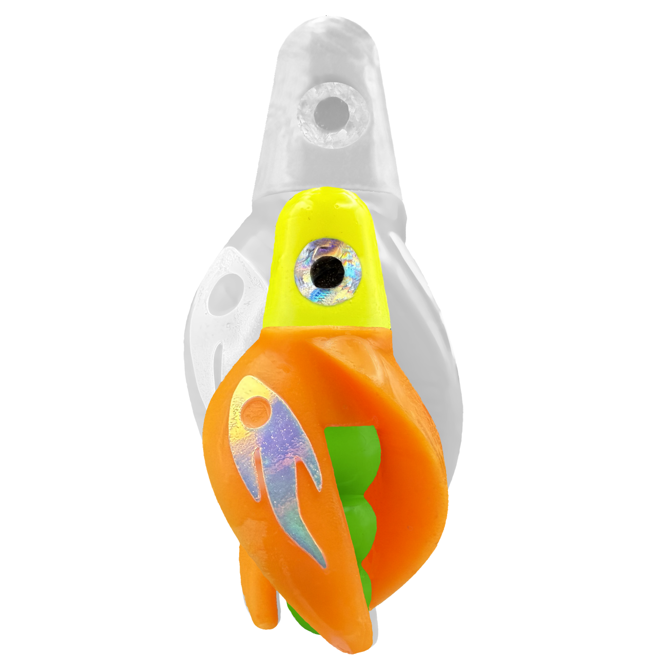 TailSpin Scud MINI H-Yellow B-Green T-Mango (Ghost Glow-MoonJelly)