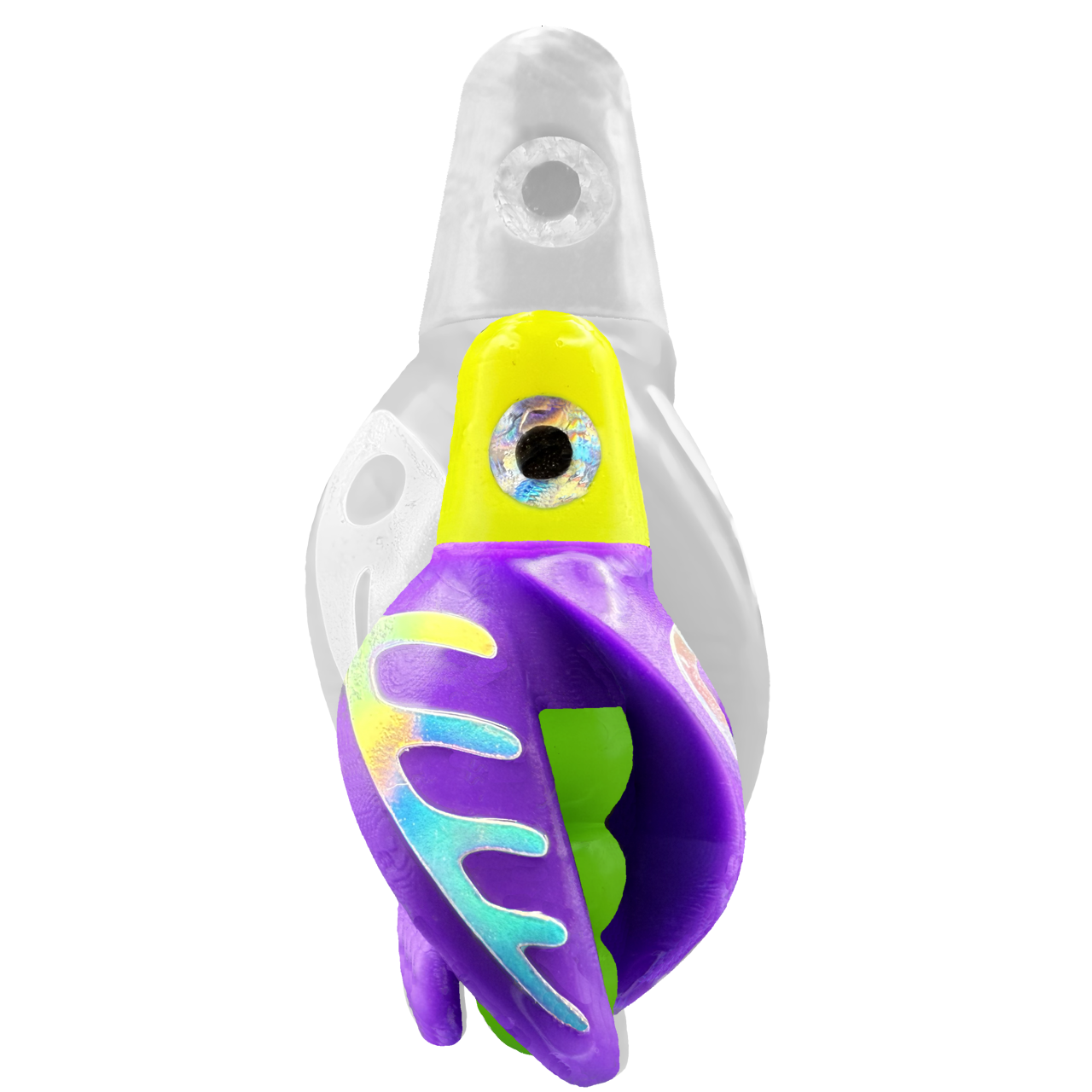 TailSpin Scud MINI H-Yellow B-Green T-Purple (Comb Glow-MoonJelly)