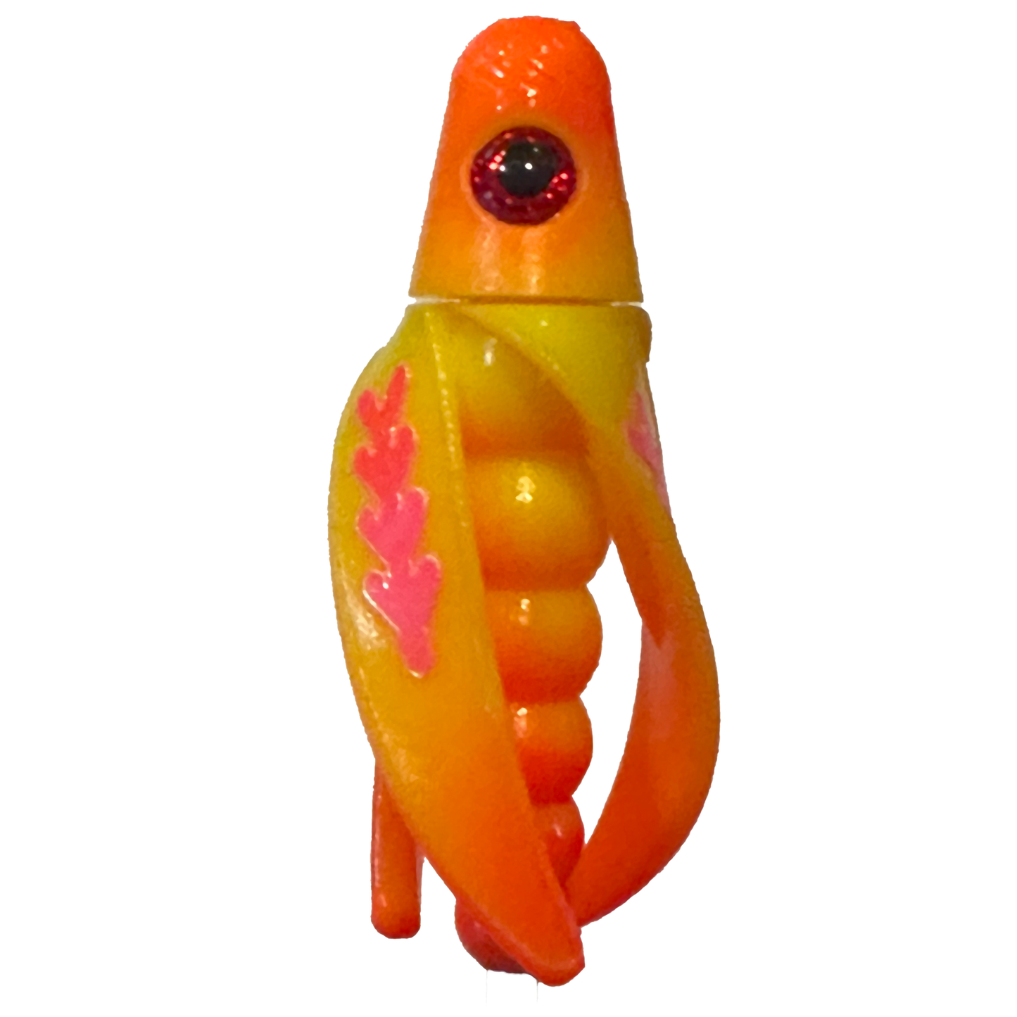 TailSpin Scud Fluo Yellow Orange (Fishbone Pink Orange)