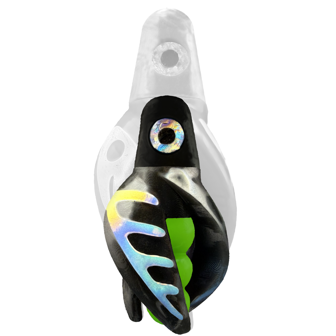 TailSpin Scud MINI H-Black B-Green T-Black (Comb Glow-MoonJelly)