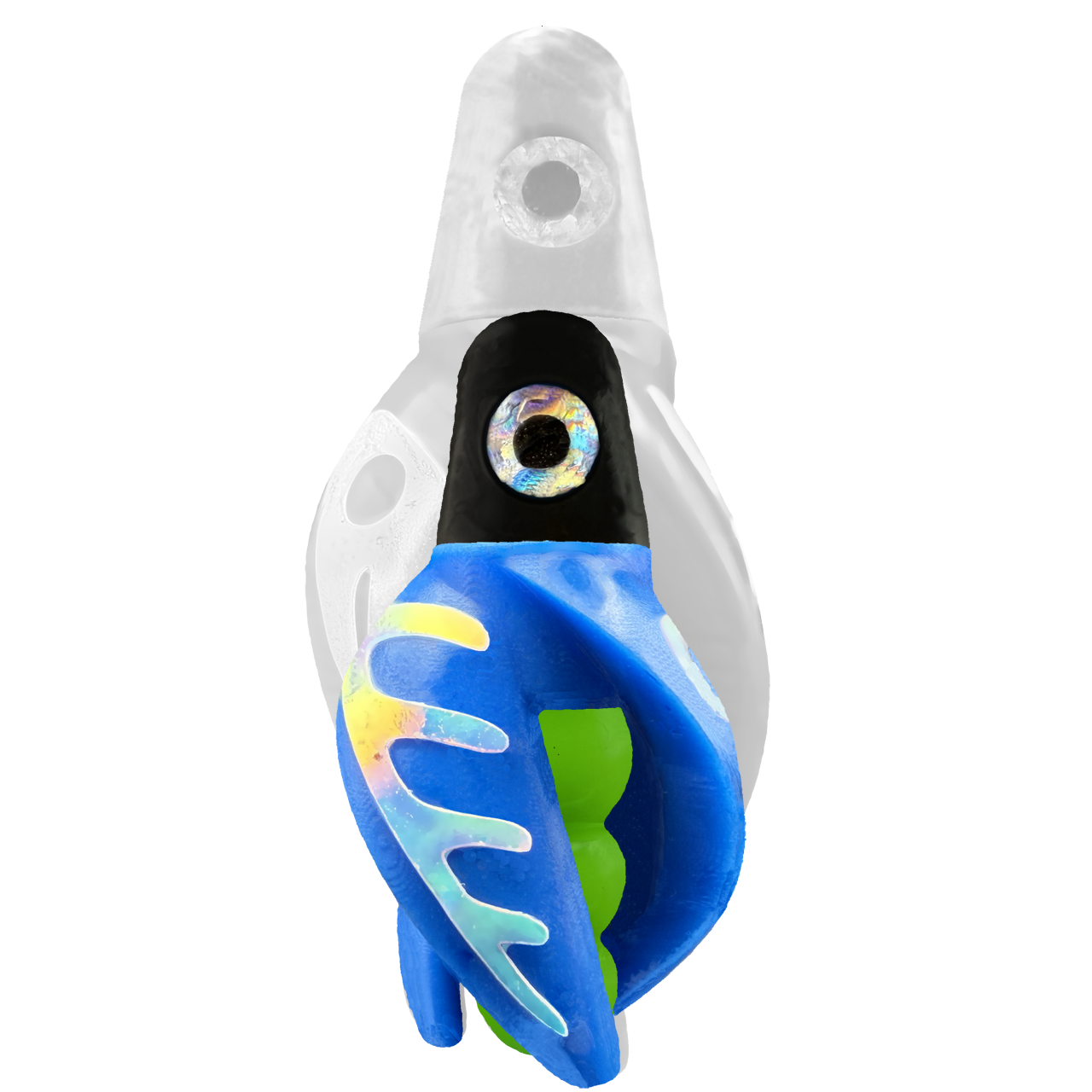TailSpin Scud MINI H-Black B-Green T-Blue (Comb Glow-MoonJelly)