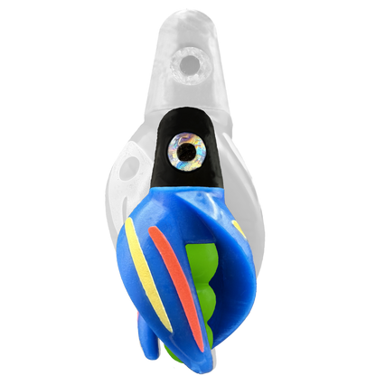 TailSpin Scud MINI H-Black B-Green T-Blue (Stripe Glow-Yellow,Red)