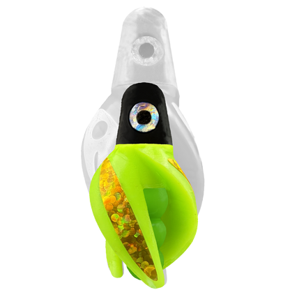 TailSpin Scud MINI H-Black B-Green T-Chartreuse (Stripe Gold)