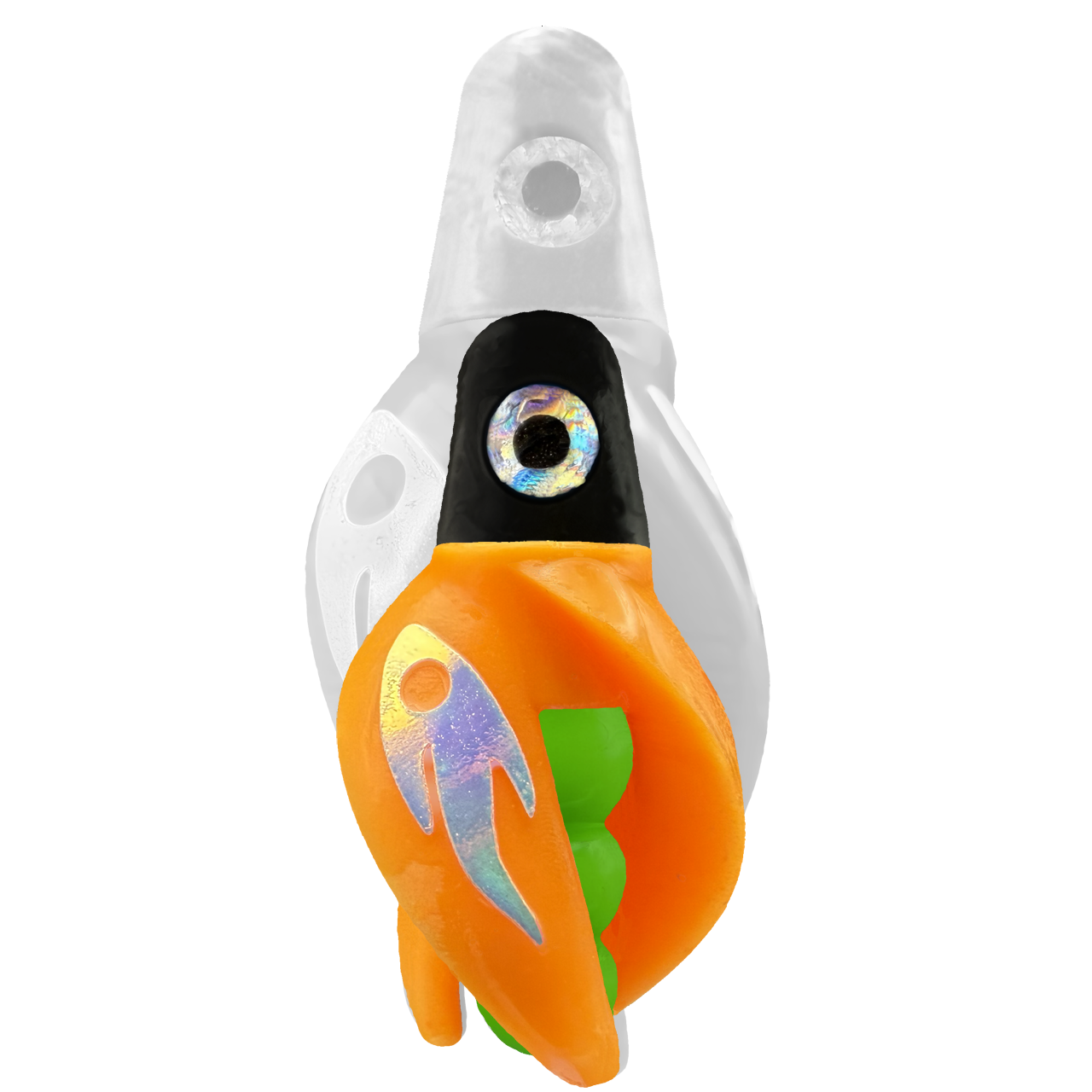 TailSpin Scud MINI H-Black B-Green T-Mango (Ghost Glow-MoonJelly)