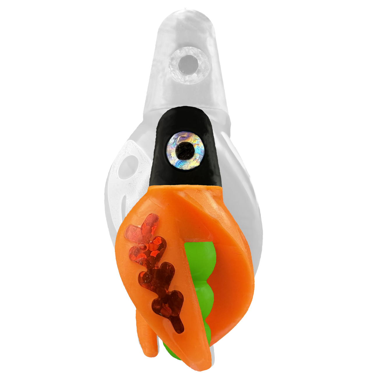 TailSpin Scud MINI H-Black B-Green T-Orange (Fishbone Red)