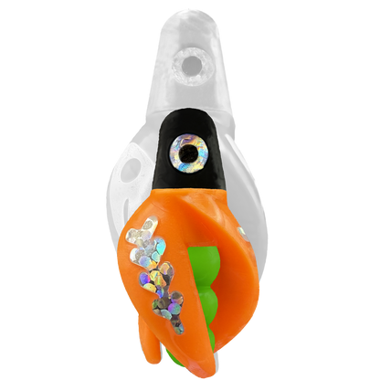 TailSpin Scud MINI H-Black B-Green T-Orange (Fishbone Silver)