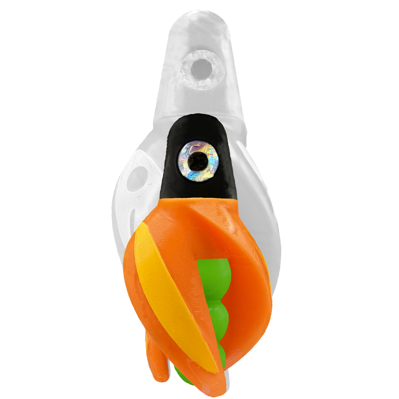 TailSpin Scud MINI H-Black B-Green T-Orange (Stripe Glow-Mango)