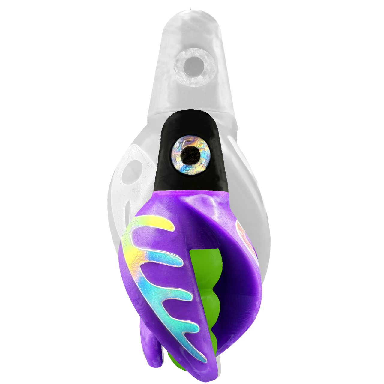 TailSpin Scud MINI H-Black B-Green T-Purple (Comb Glow-MoonJelly)