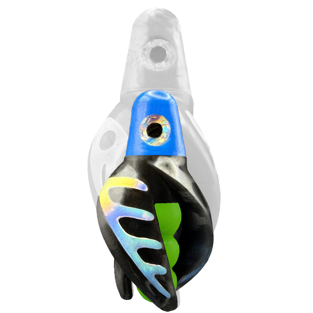 TailSpin Scud MINI H-Blue B-Green T-Black (Comb Glow-MoonJelly)