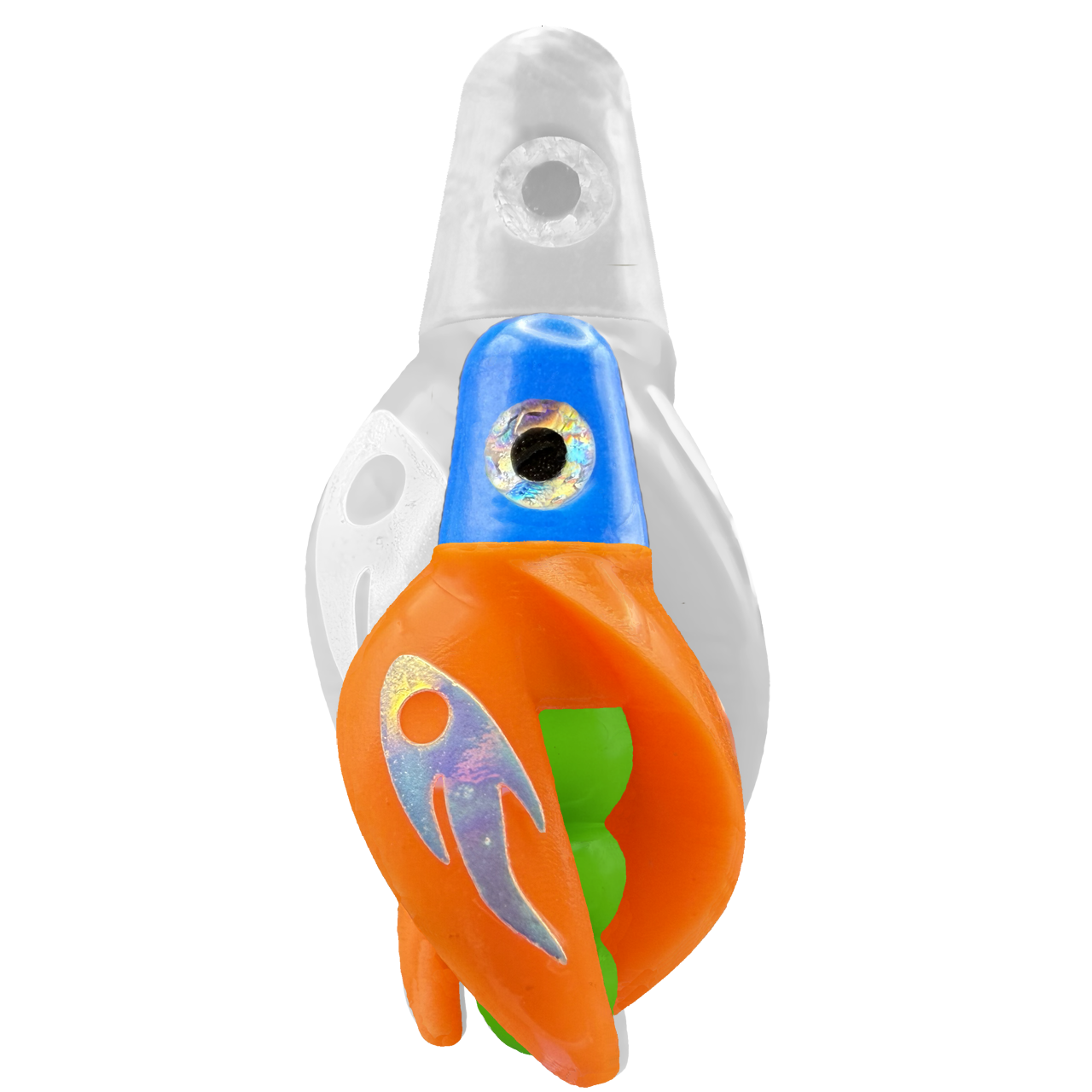 TailSpin Scud MINI H-Blue B-Green T-Orange (Ghost Glow-MoonJelly)