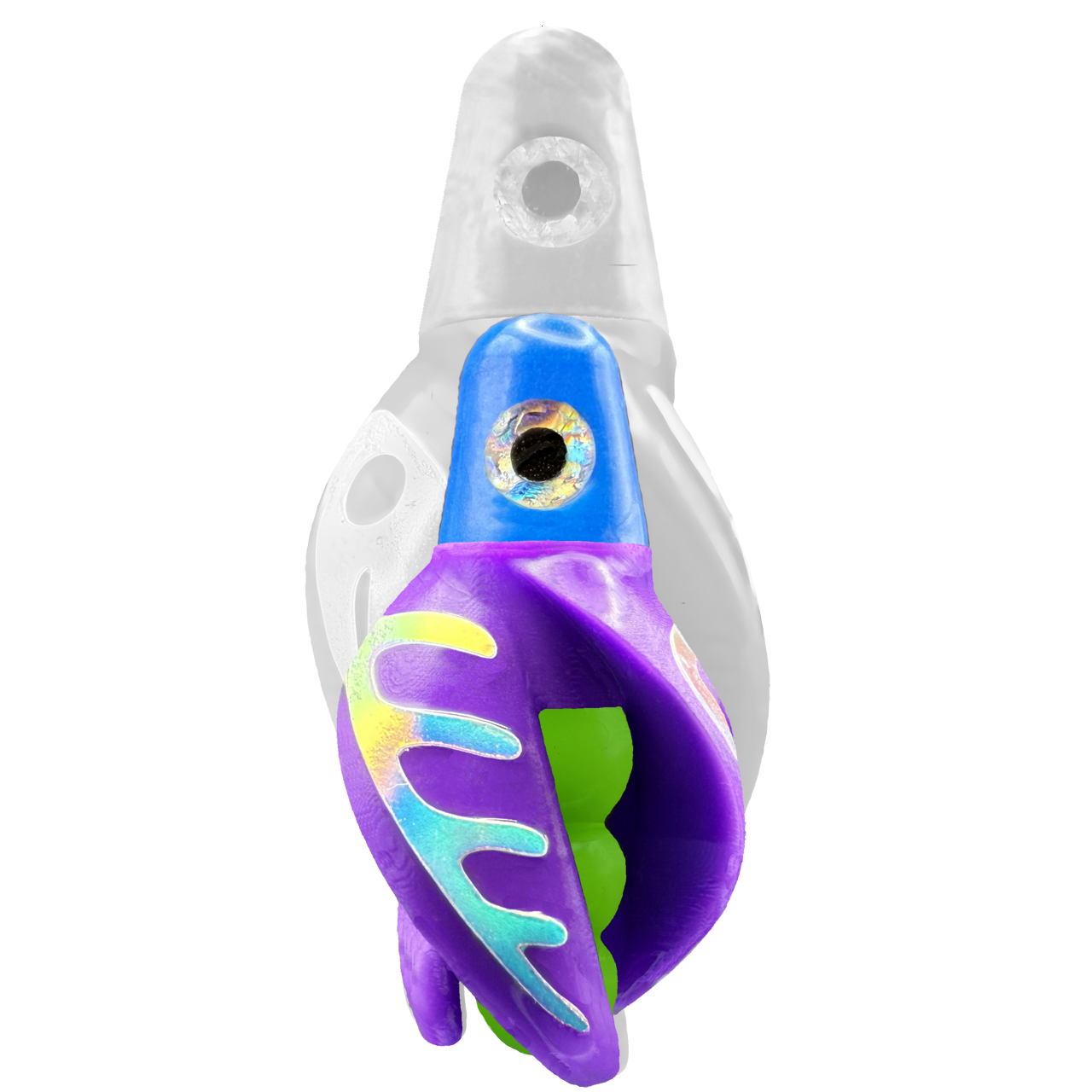 TailSpin Scud MINI H-Blue B-Green T-Purple (Comb Glow-MoonJelly)