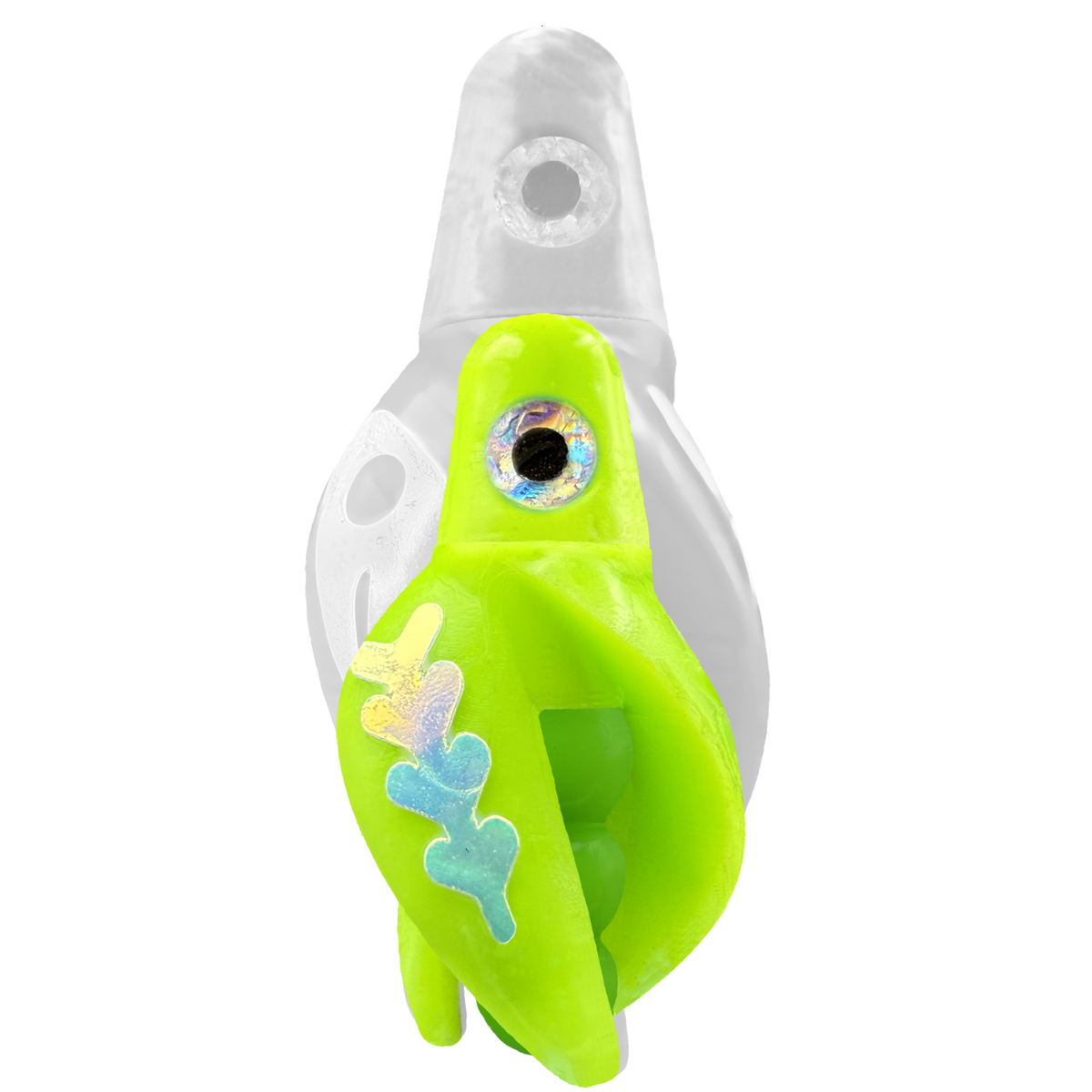 TailSpin Scud MINI H-Chartreuse B-Green T-Chartreuse (Fishbone Glow-MoonJelly)