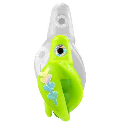 TailSpin Scud MINI H-Chartreuse B-Green T-Chartreuse (Fishbone Glow-MoonJelly)
