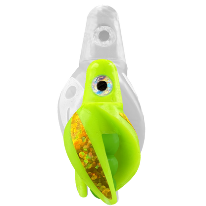 TailSpin Scud MINI H-Chartreuse B-Green T-Chartreuse (Stripe Gold)