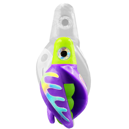 TailSpin Scud MINI H-Chartreuse B-Green T-Purple (Comb Glow-MoonJelly)