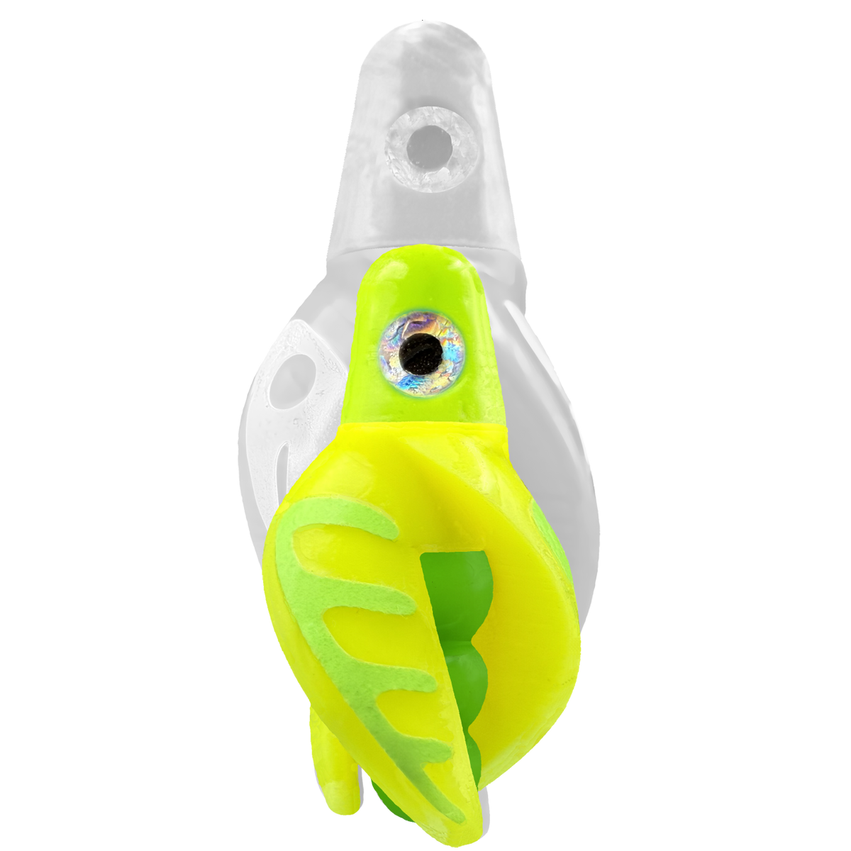 TailSpin Scud MINI H-Chartreuse B-Green T-Yellow (Comb Glow-Chartreuse)