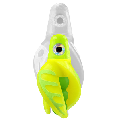 TailSpin Scud MINI H-Chartreuse B-Green T-Yellow (Comb Glow-Chartreuse)